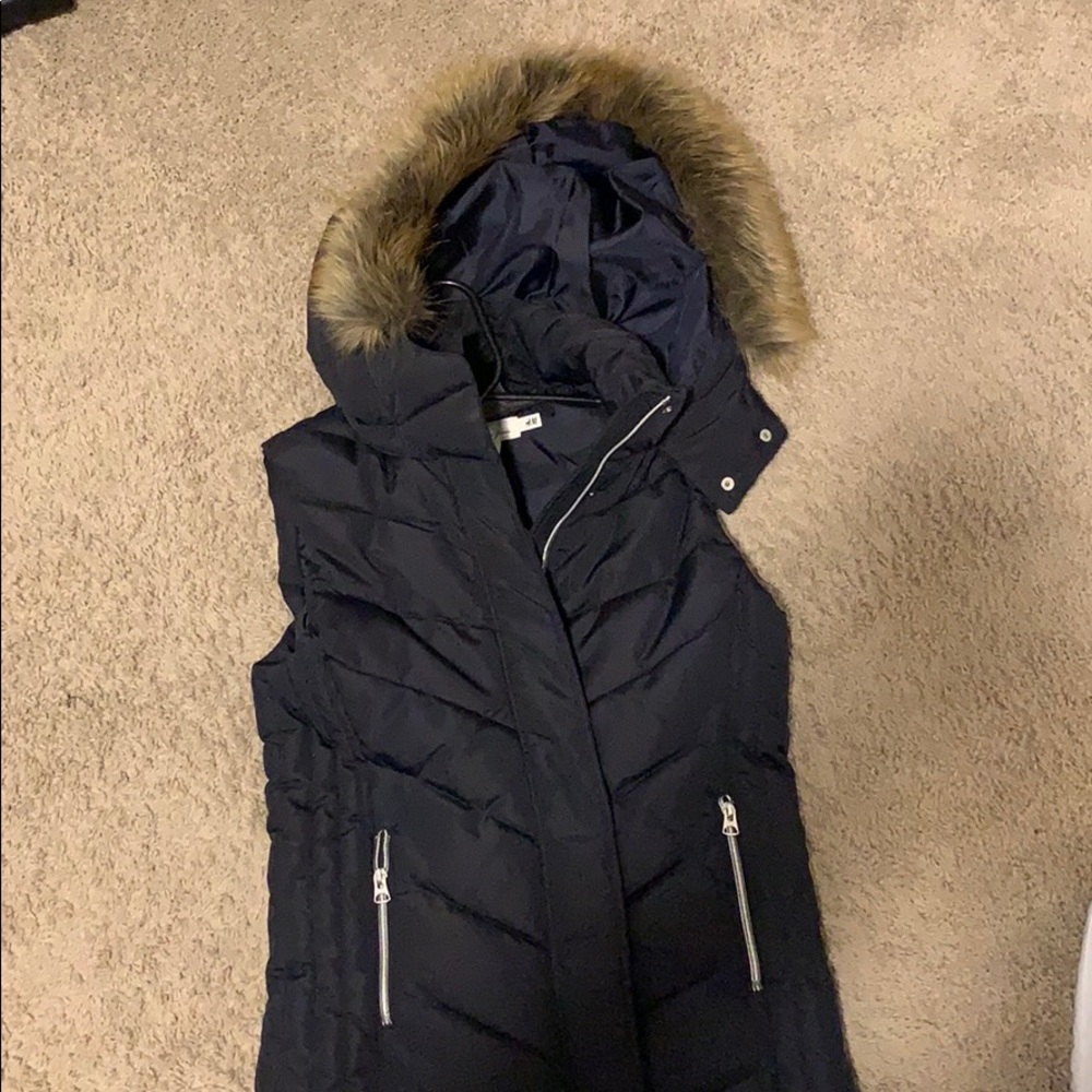 Navy Blue puffer vest